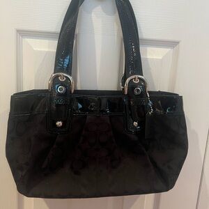 Black Coach Shoulder Bag